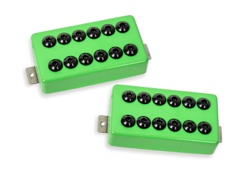 SET HUMBUCKERS INVADERS SH-8 LIME GREEN
