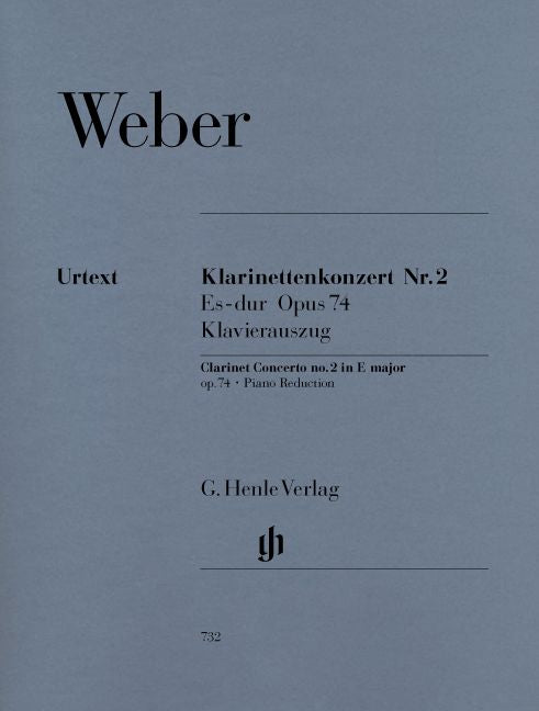 Weber C.M.V. - Clarinet Concerto No. 2 E Flat Major Op. 74