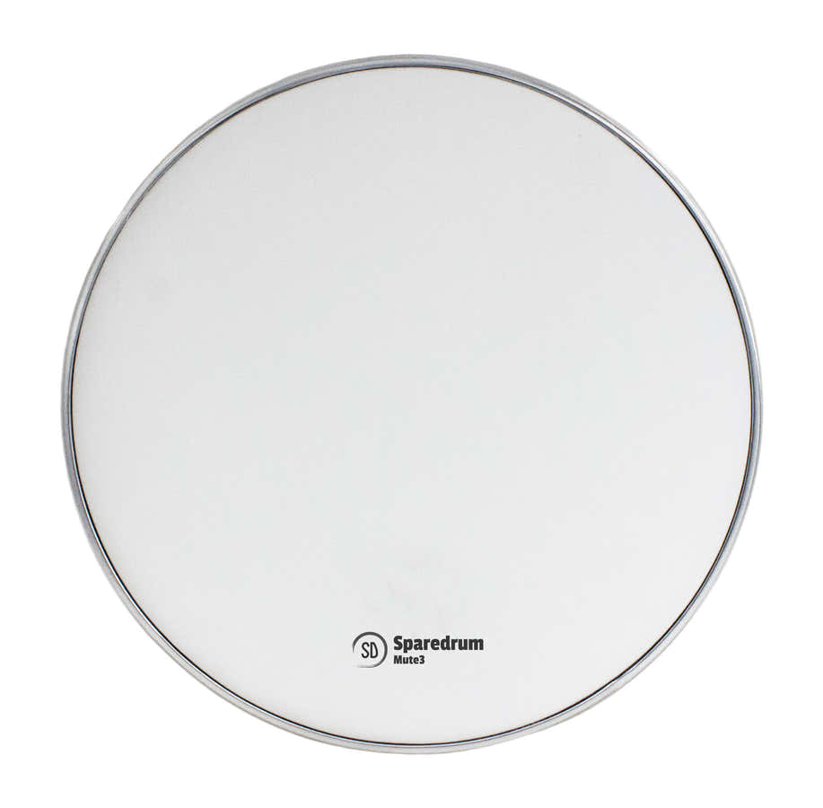 M3W08 Peau 8" Mute 3 Plis Mesh Silencieuse Blanc