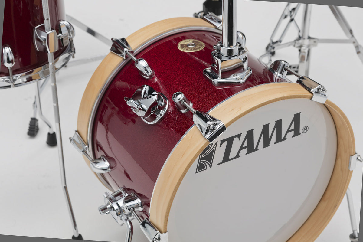 CLUB-JAM FLYER COMPLETE KIT WITH 14" BASS DRUM CANDY APPLE MIST