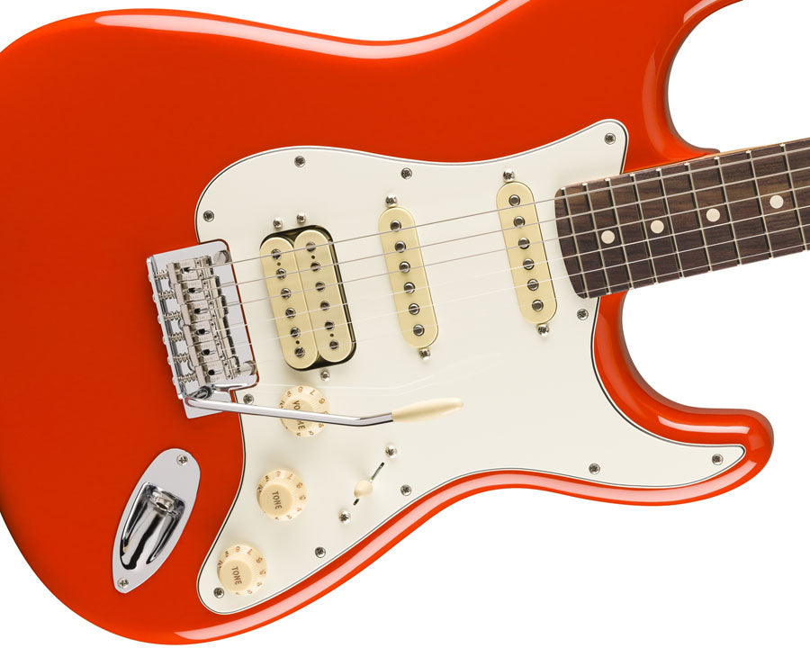 Stratocaster HSS Player II RW Coral Red