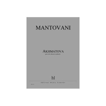 Movani - Akhmatova *- Opéra Pour Soli Choeur Et Orchestre