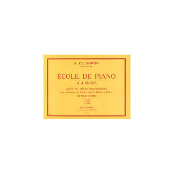 Martin - Ecole Piano À 4 Mains Op.127-no.1