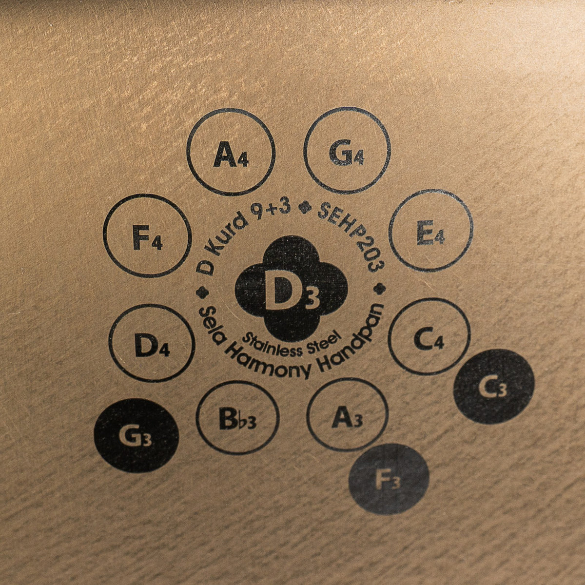 Harmony Handpan D Kurd 9+3 - Stainless Steel