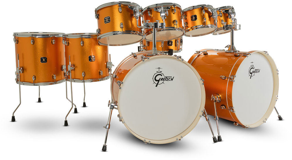 Drum-Set Energy Orange Sparkle