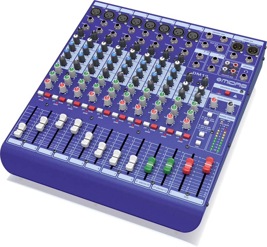 DM12 - Console De Mixage Analogique 12 Canaux