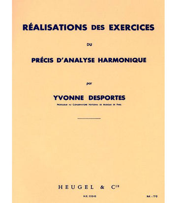 DESPORTES Y. - REALISATION DES EXERCICES DU PRECIS D'ANALYSE HARMONIQUE