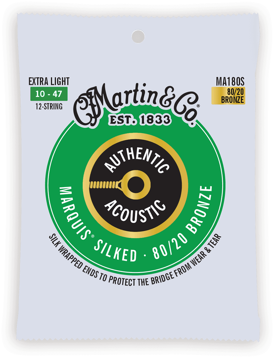 MA180s Authentic 80/20 Silked 12C Extra Light 10-47