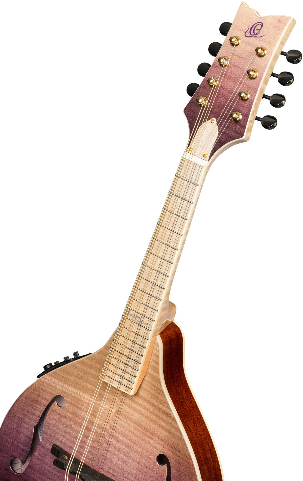 Americana A-Style-Mandoline + Croco-Lederkoffer