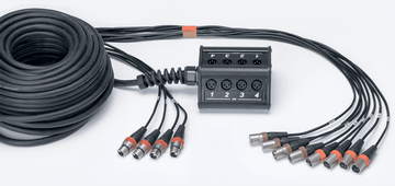 Box da Palco 8 Ingressi 4 Uscite Cavo XLR 30M