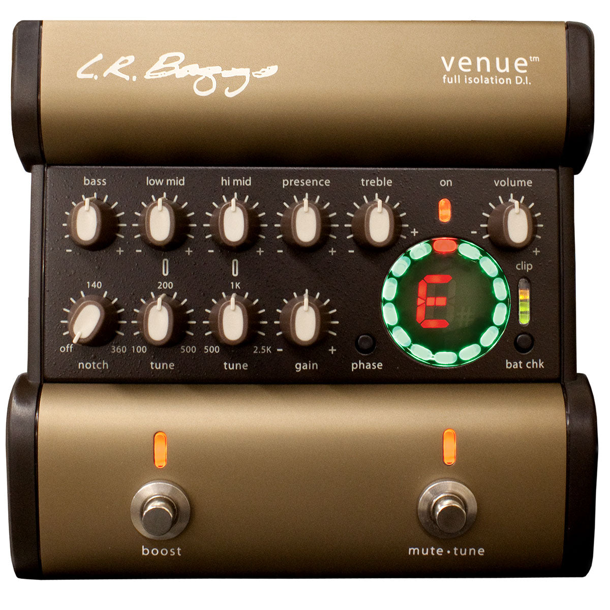 Venue Vorverstärker EQ Stimmgerät Folk - Aufbereitet