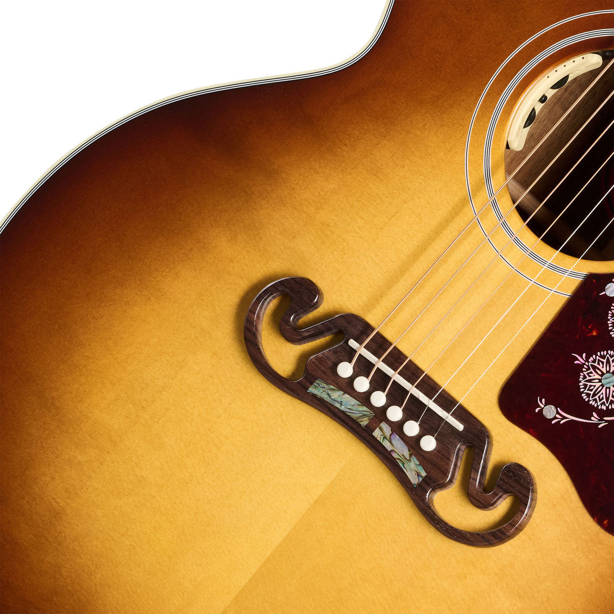 SJ-200 Elegant Koa Honig-Burst Modern