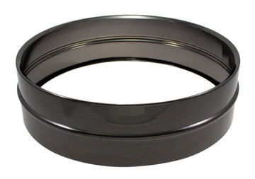 14X4 Schwarzer Vernickelter Messingkessel (Messing)