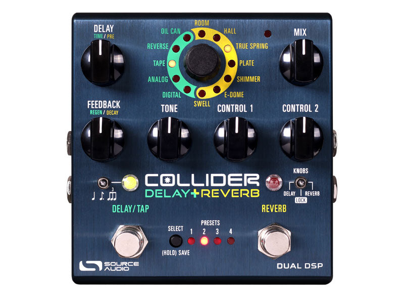 Source Audio Collider Delay + Reverb - Dual DSP