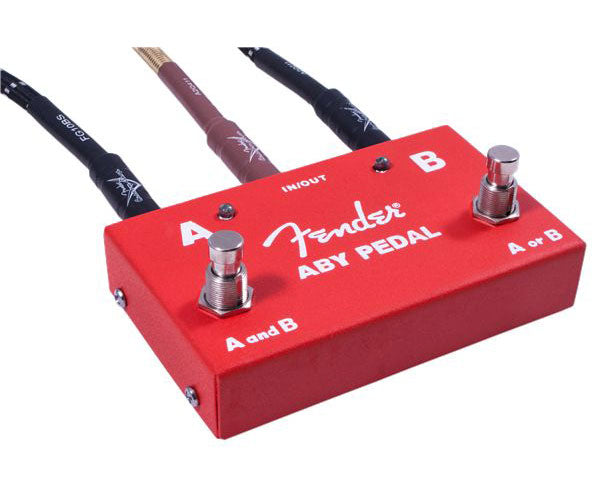 2-Schalter-ABY-Pedal, rot