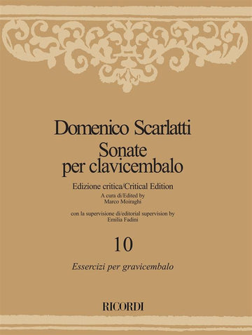 SCARLATTI DOMENICO - SONATE PER CLAVICEMBALO - VOL. 10