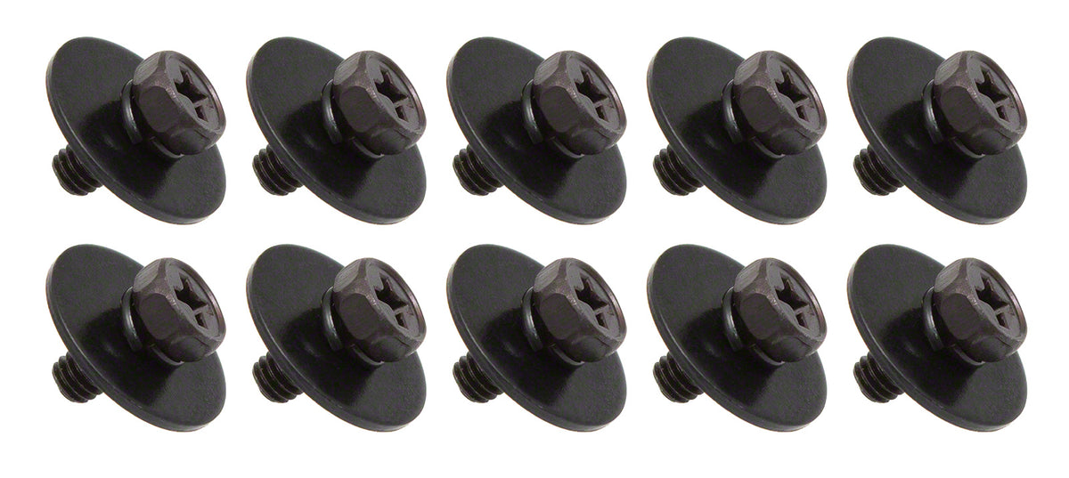M4 9mm Nero - Vite Interna Per Fusto In Legno (X10)