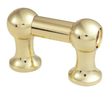 Rohrspannböckchen - 25mm - Goldfarben - Einseitig (X1)