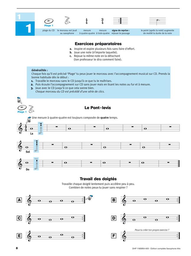 Écouter Lire Et Jouer Édition Complète Saxophone Alto