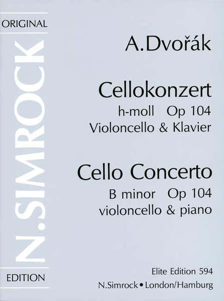 Dvorak Anton - Concerto In B Minor Op.104 - Cello And Piano