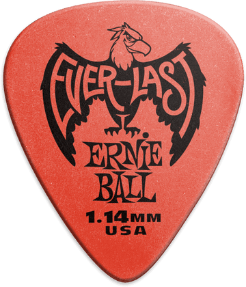 Médiators Everlast Sachet de 12 Rouge 1,14Mm