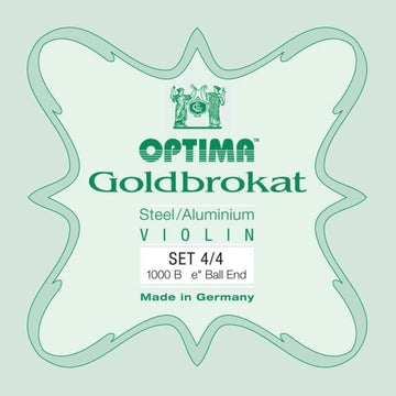 STRINGS OPTIMA VIOLIN LENZNER GOLDBROKAT VIOLIN SET 4/4 1000B