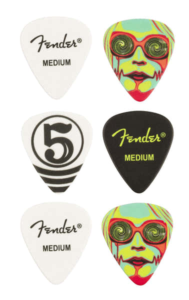 Fender John 5 351 Zelluloid-Plektren (6)