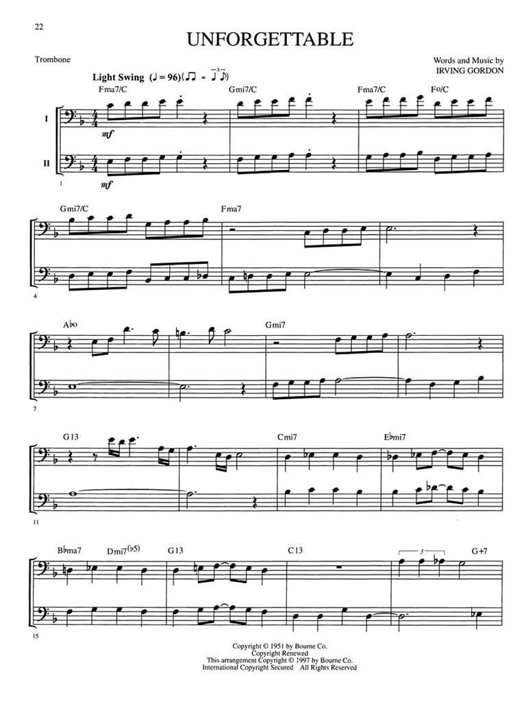 Große Jazzduette - Posaune