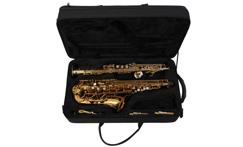 Doppelter Light-Koffer Altsaxophon + Sopransaxophon Serie III