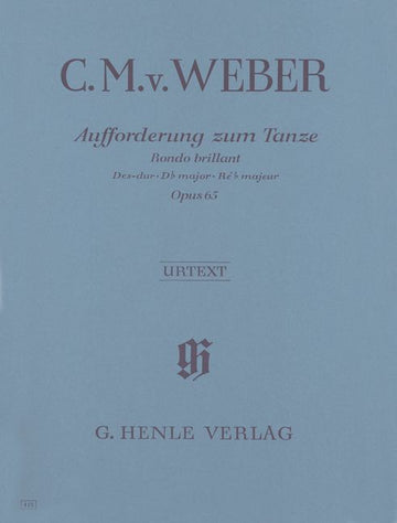 WEBER C.M.V. - INVITATION TO THE DANCE D FLAT MAJOR OP. 65 - PIANO
