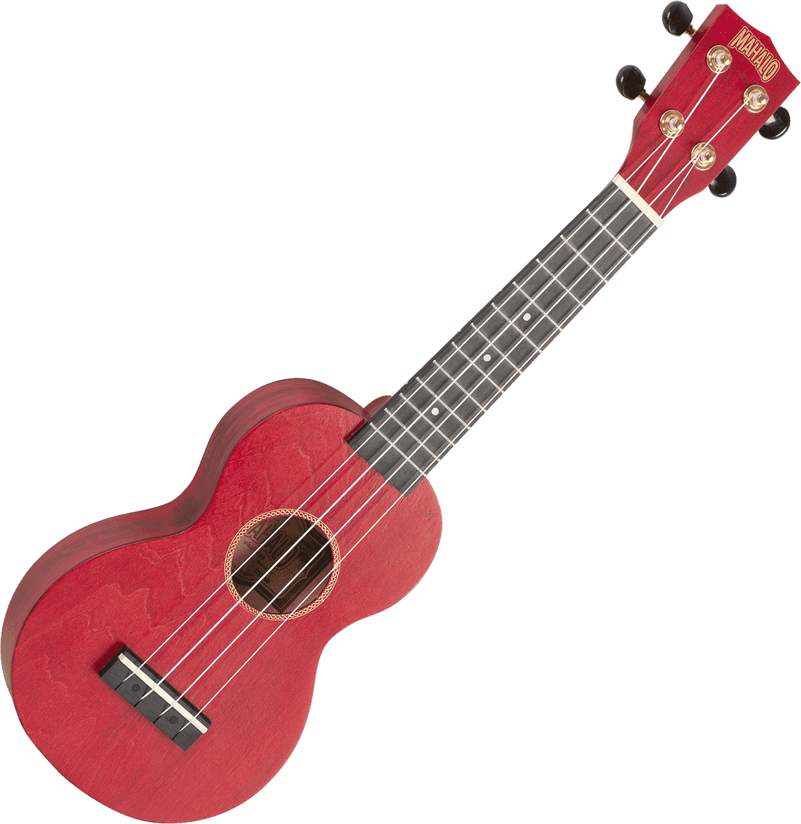 Ukulele Soprano Slim Rosso Satinato + Custodia