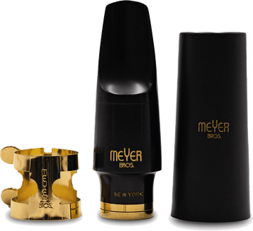 Bec Saxo Alto Ebonite Meyer Bros Ny Ouverture 8