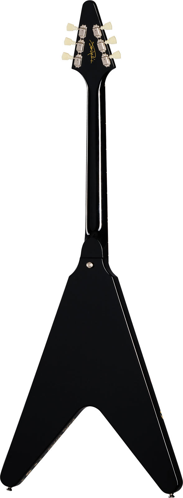 Flying V Signature Jimi Hendrix "love Drops" Ebony W/ Artwork