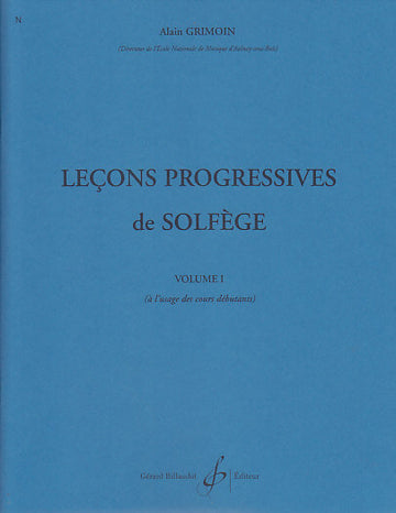 3 progressive Solfège-Lektionen Bd.1 - Grimoin