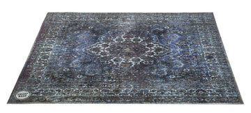 VP185-BLU Tapis Vintage Persian 1.85 X 1.60M Antidérapant Blue