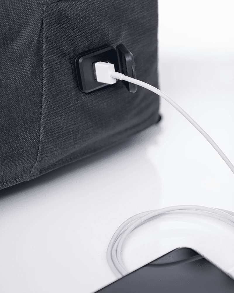 Backpack City Rocker Black White