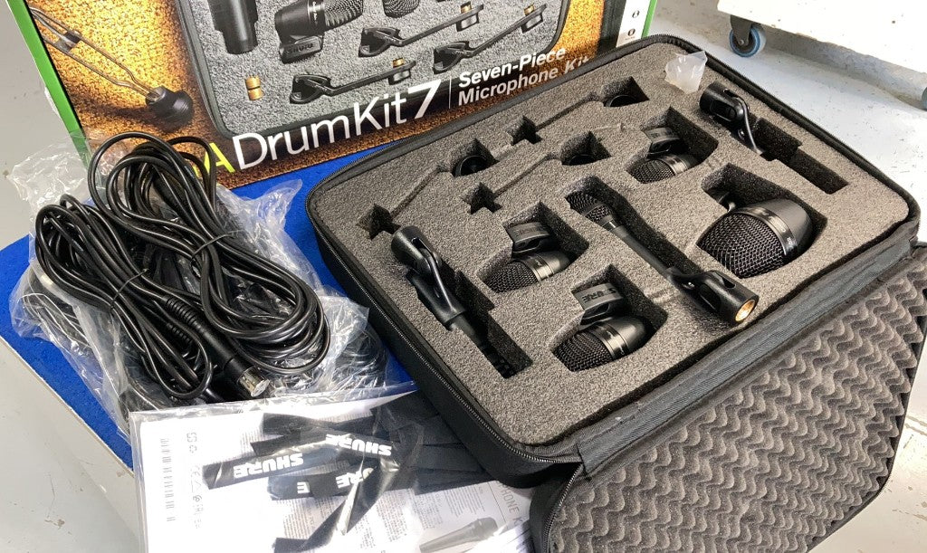 PGADRUMKIT7-mallette 7 Micros Batterie - Stock B