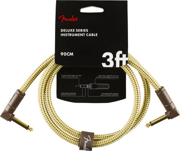 90cm Deluxe Instrument Cable Tweed