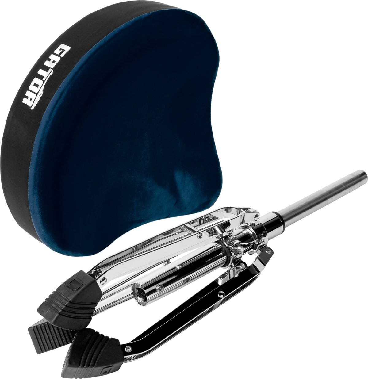 Siège de batterie réglage pneumatique bleu