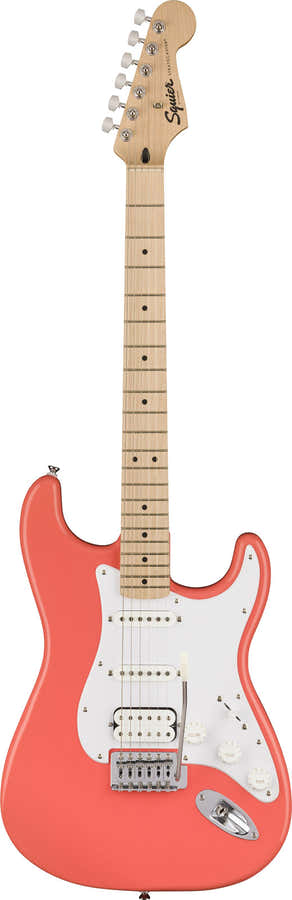 Stratocaster HSS Sonic Mn Tahitianisches Korallenrot