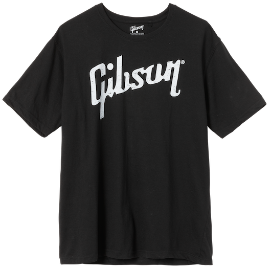 Gibson Accessories "XL" Lifestyle Distressed Gibson Logo T Black