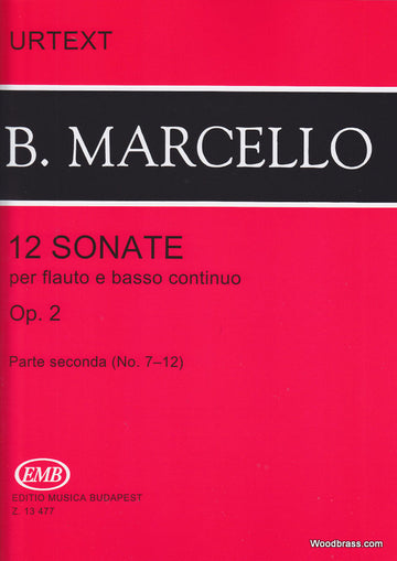 Marcello B. - Sonate (12) Op. 2 Vol. 2 - Flute et Piano