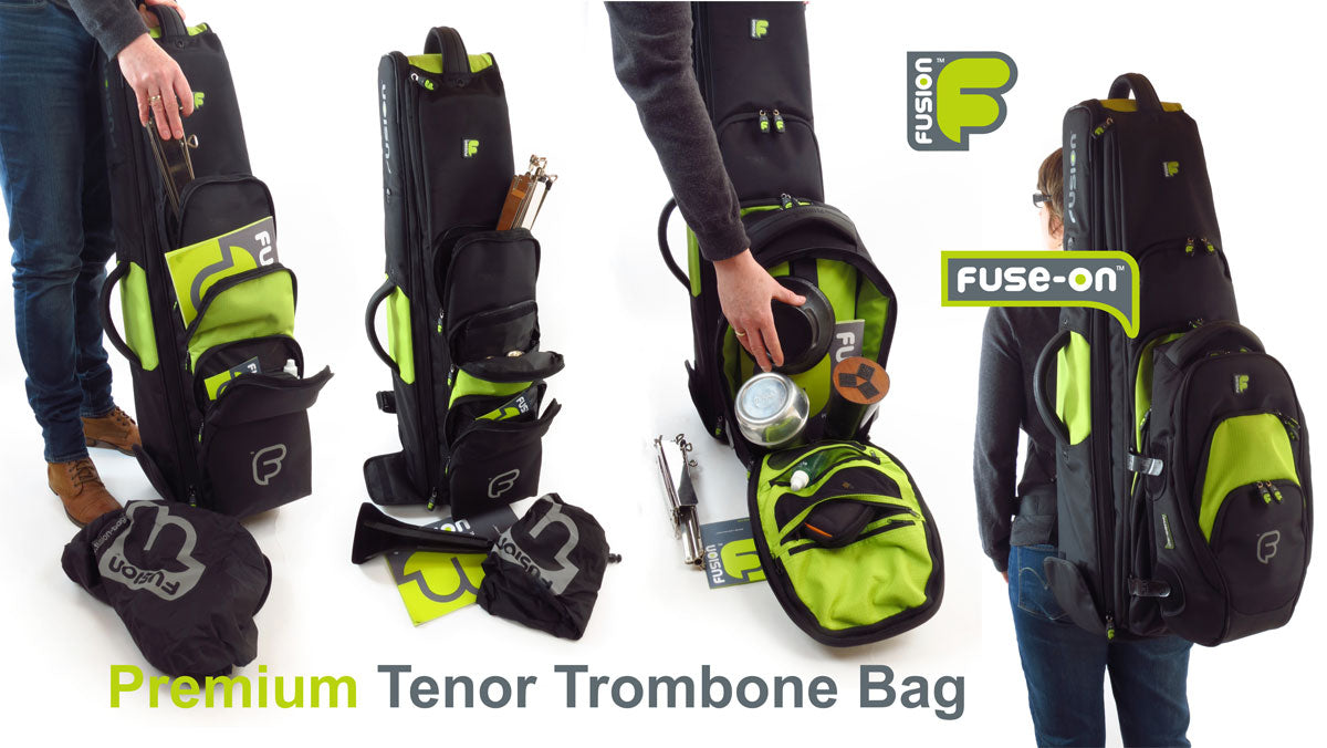 Premium Black Trombone Case