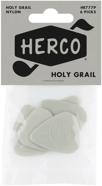 Herco Beutel mit 6 Holy Grail Nylon Flex 75-Plektren