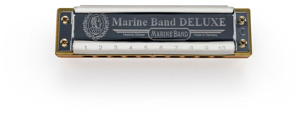 DIATONISCHEN 2005/20 MARINE BAND DELUXE 10 LOCHER BB SIB