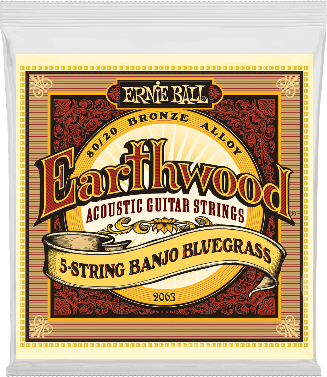 EARTHWOOD 5 CORDES BANJO BLUGRASS 9-9 2063