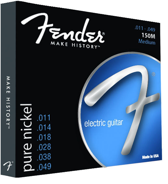 ORIGINAL 150 GUITAR STRINGS PURE NICKEL WOUND BALL END 150M .011-.049 GAUGES (6)