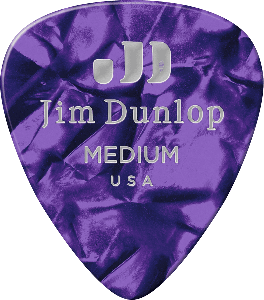 12 x Medium Genuine Celluloid Purple