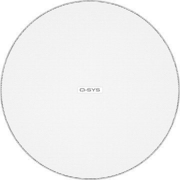 Q-SYS AD-C245C-WH griglia bianca con bordo sottile