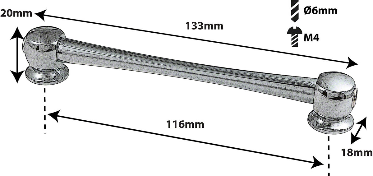 TL11D116 - BLOCCHETTO TUBO - 116MM - DOPPIO (X1)